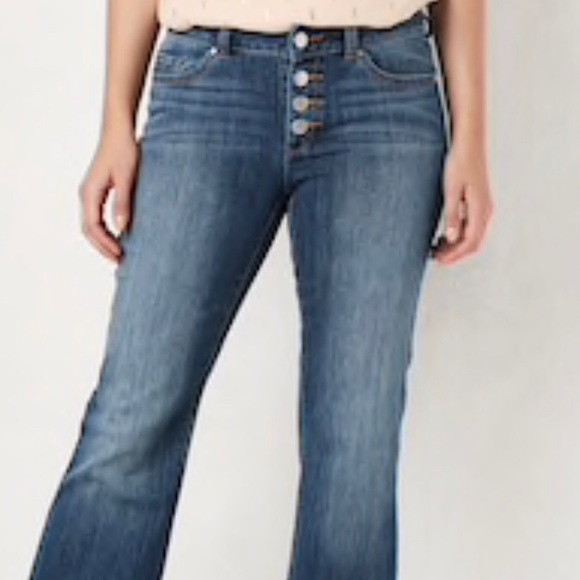 LC Lauren Conrad Denim - Lauren Conrad Flare 5 Pocket Jean - Size 10 Reg